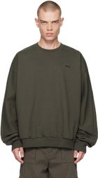 Juun.J Gray Crewneck Sweatshirt