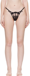 Agent Provocateur Black Mariann Thong