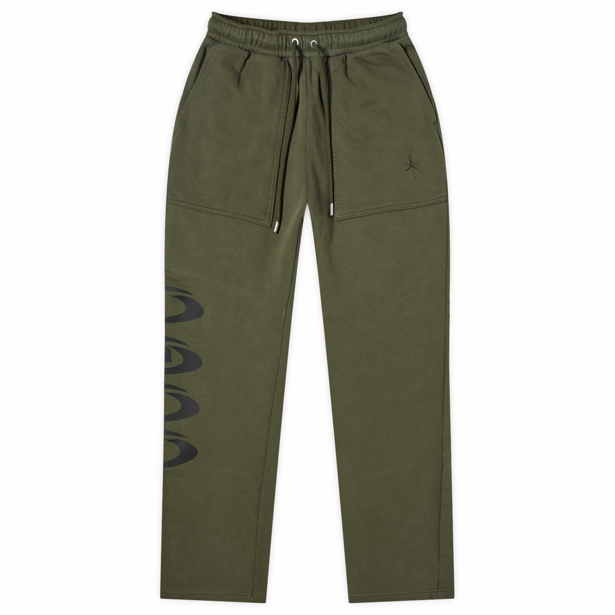 Air Jordan Men's x Travis Scott Jumpman Jack Fleece Pants in Cargo Khaki