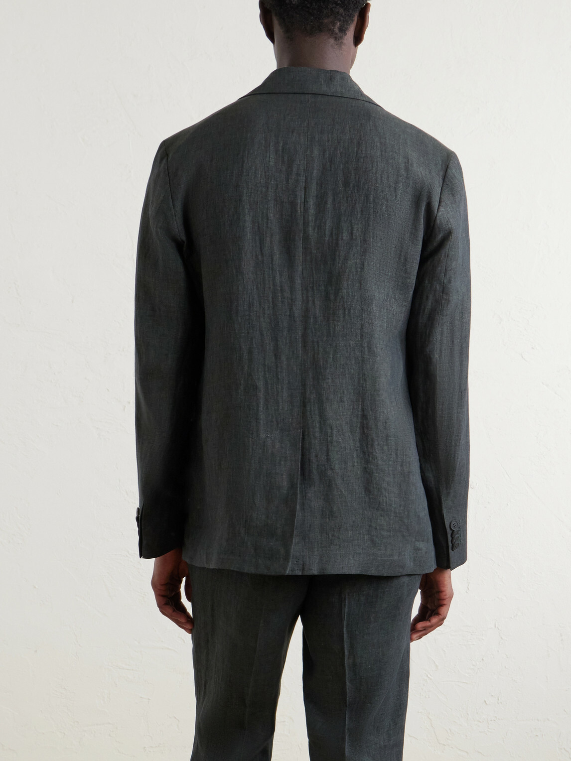 Sunspel - Linen Suit Jacket - Gray