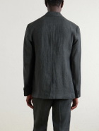 Sunspel - Linen Suit Jacket - Gray