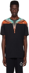 Marcelo Burlon County of Milan Black Icon Wings T-Shirt