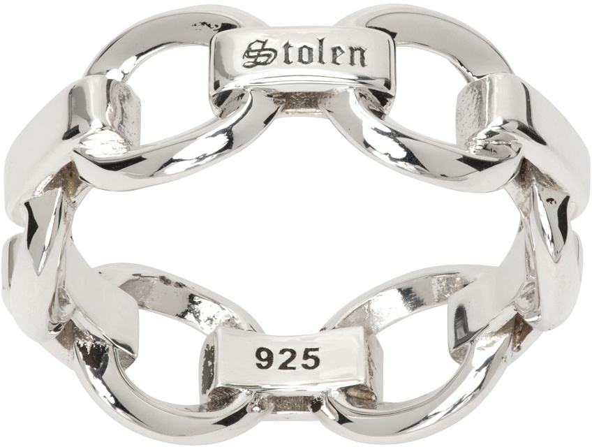 Stolen Girlfriends Club Silver Chandler Chain Ring Stolen