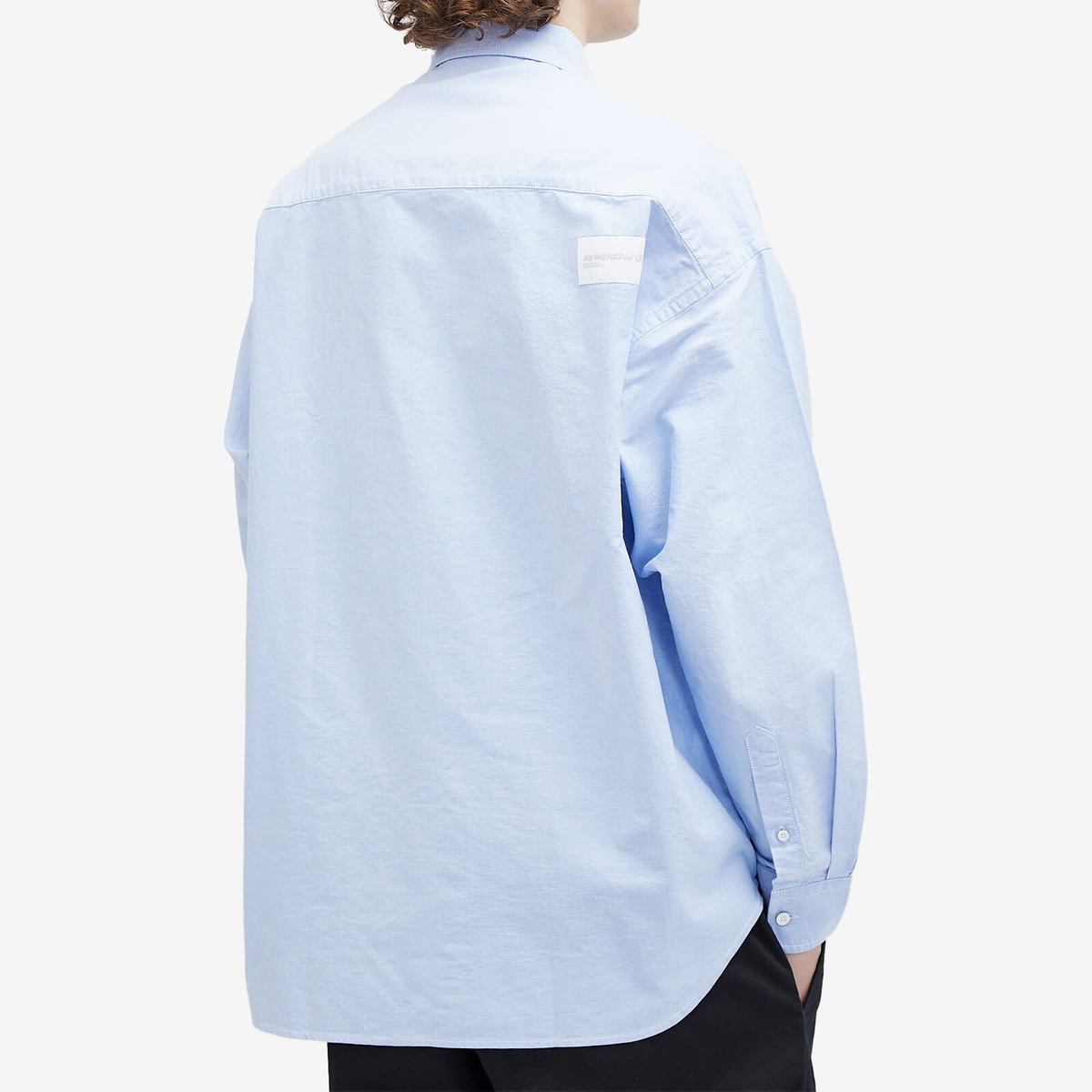 Men's AAPE Oxford Button Down Shirt in Blue AAPE by A