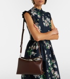 Erdem Bloom Midi leather top-handle bag