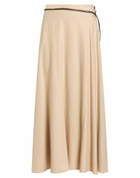 Peserico Womens Midi skirt in Beige