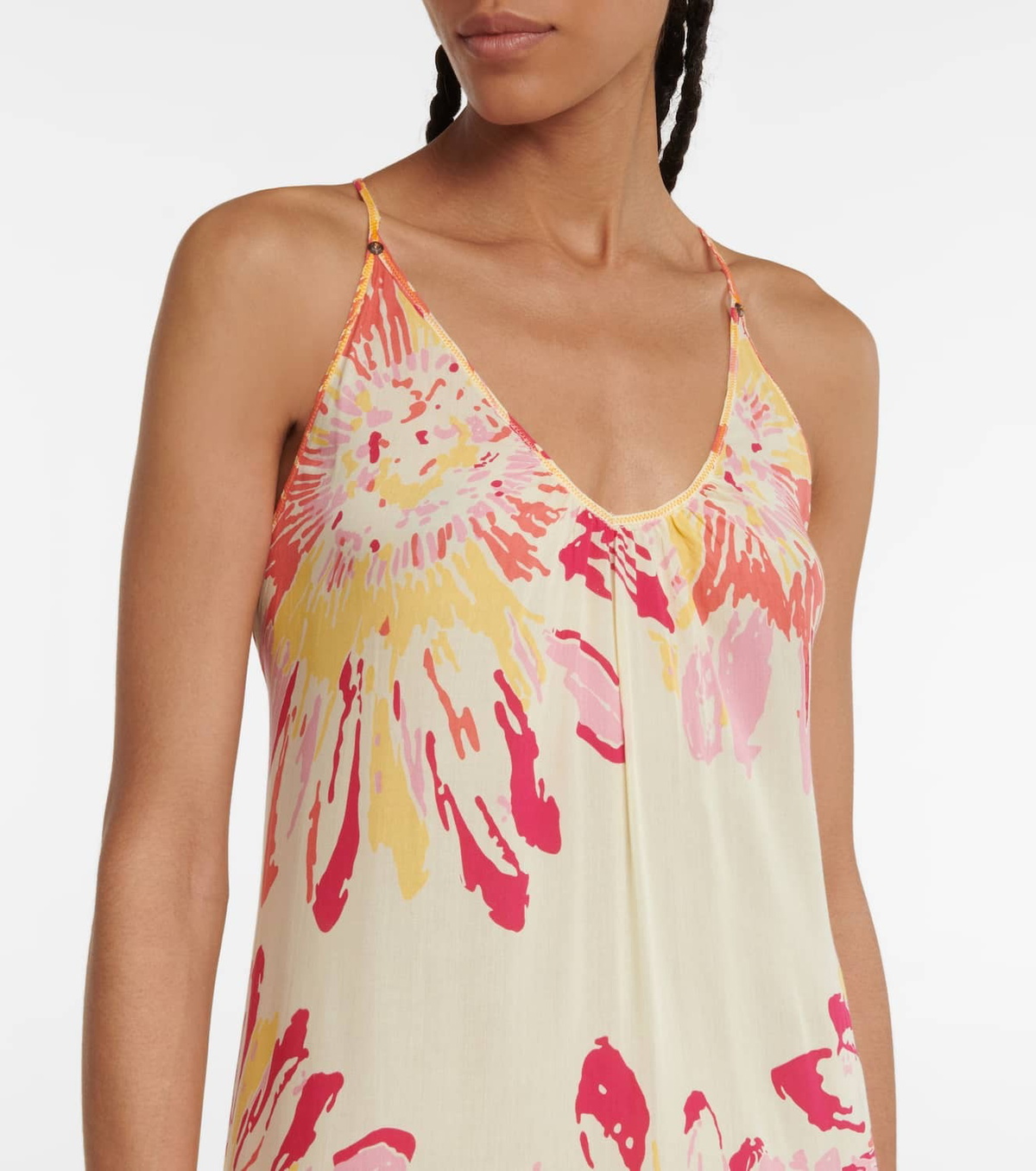 Poupette St Barth Felicia floral midi dress