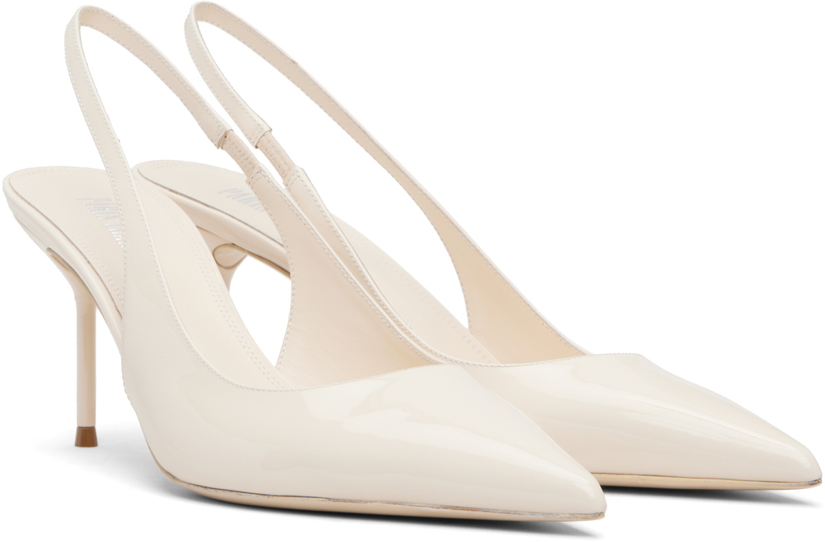 Paris Texas Off-White Lidia Slingback 70 Heels