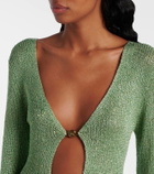 Bananhot Rey sequined knitted minidress