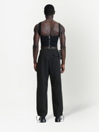 Dion Lee Black Organic Cotton Parachute Trousers