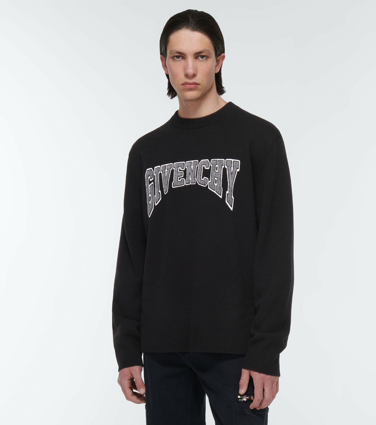 Givenchy - Logo wool and cashmere sweatshirt Givenchy
