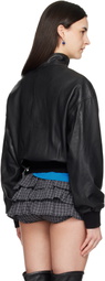 Gimaguas Black Vittoria Leather Jacket