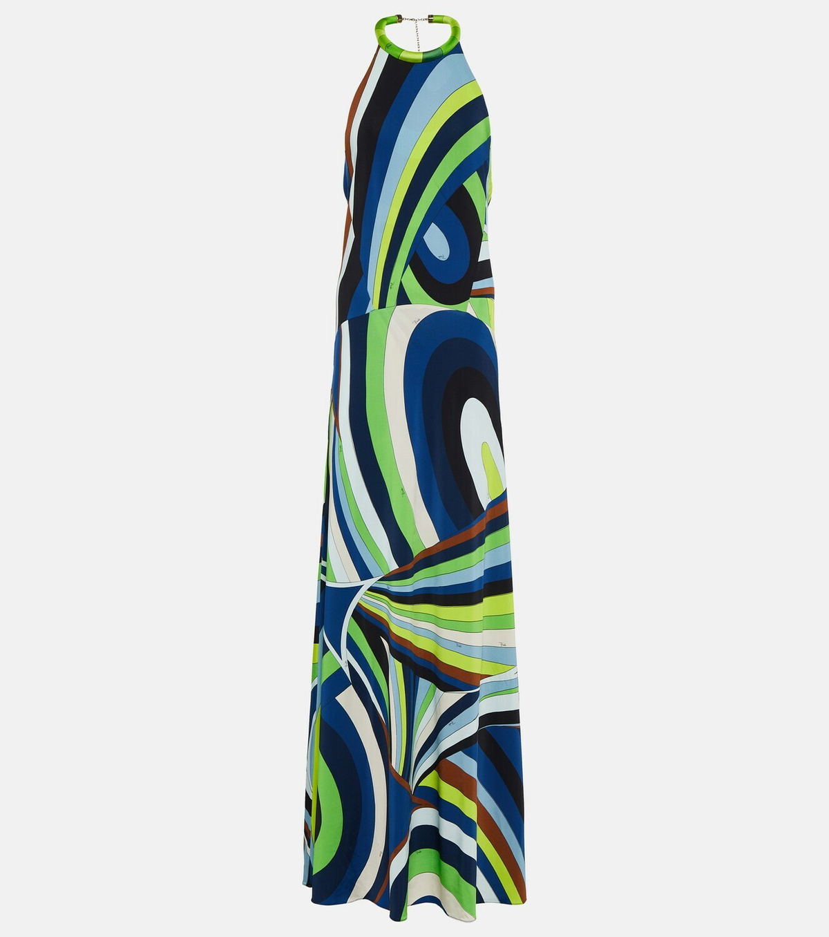 Pucci Printed halterneck maxi dress Emilio Pucci