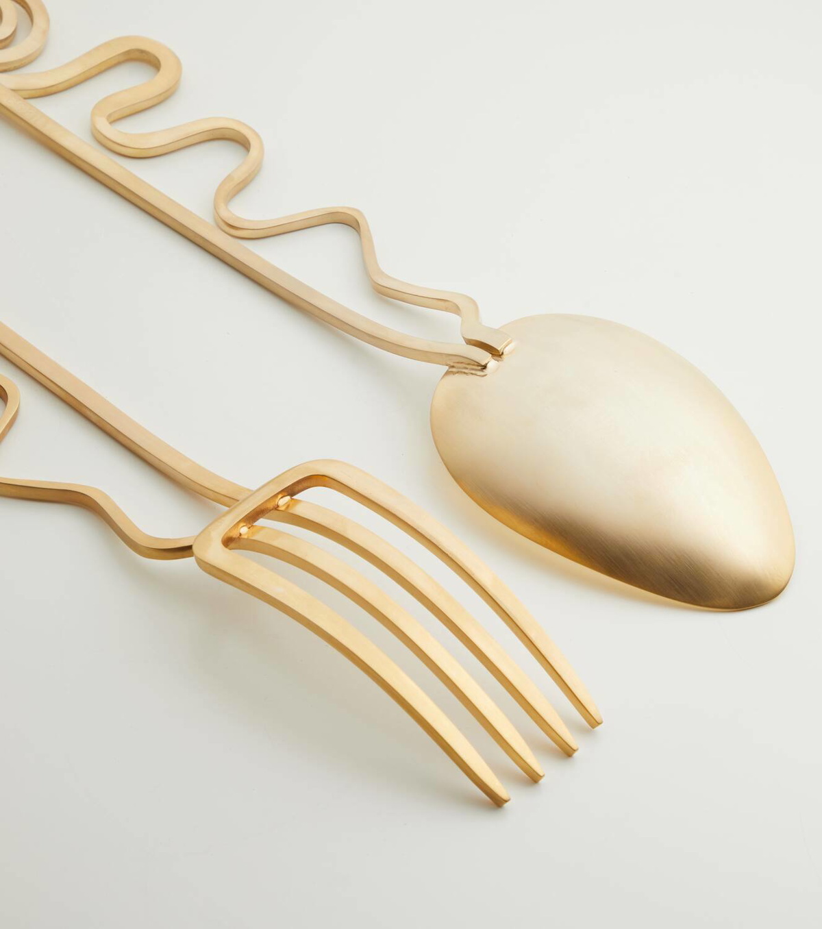 L'Objet Spirale 2-piece flatware set