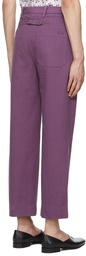 Bode Purple Standard Trousers