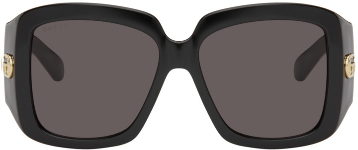 Photo: Gucci Black Square Sunglasses