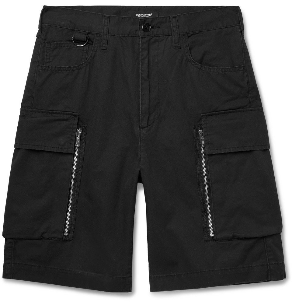 Photo: Undercover - Cotton-Twill Cargo Shorts - Black