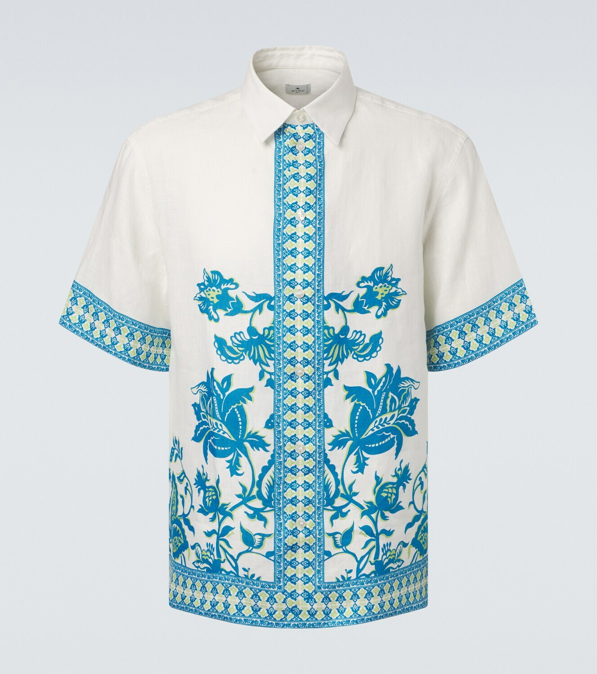 Etro Floral linen shirt