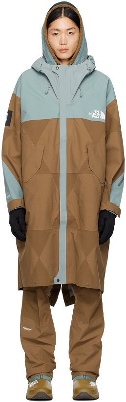 Photo: UNDERCOVER Brown & Blue The North Face Edition Geodesic Coat