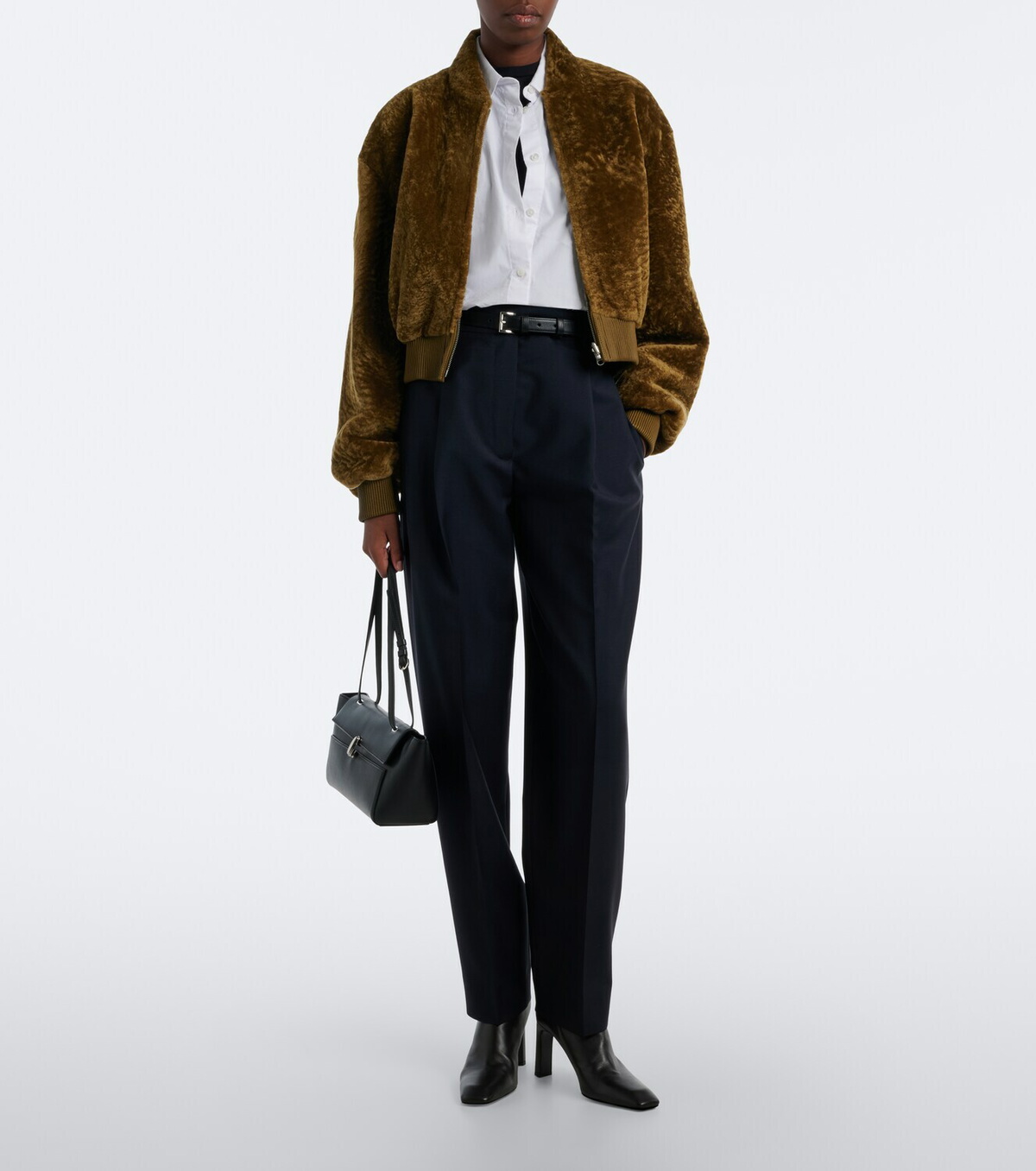 Arma Azra shearling bomber jacket