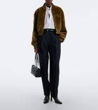 Arma Azra shearling bomber jacket