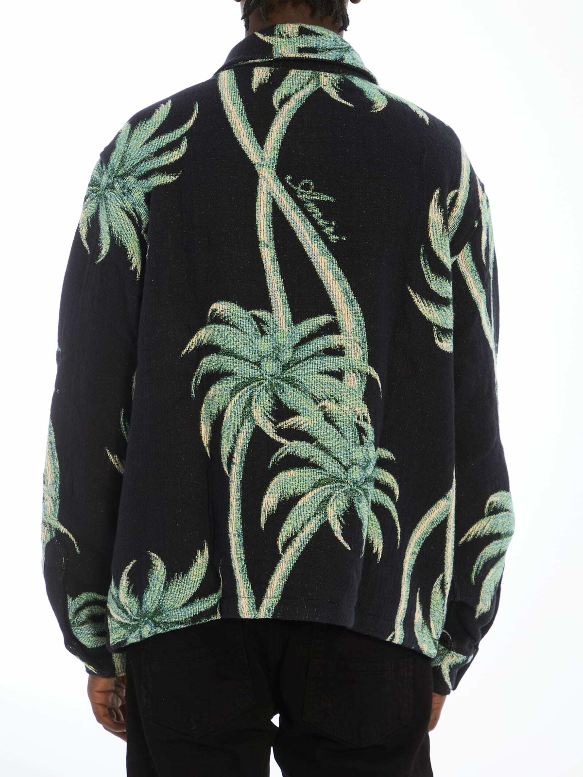 【新品未使用】AMIRI Twisted Palms Tapestry シャツ AMIRI Twisted Palms Tapestry Overshirt Amiri