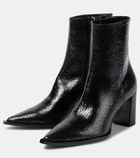 Dorothee Schumacher Crackle Edginess leather ankle boots