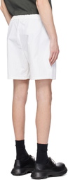 Palmes White Global Tennis Shorts