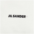 Jil Sander+ Women's Logo T-Shirt in Porcelain