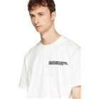Calvin Klein 205W39NYC Off-White Logo Text T-Shirt