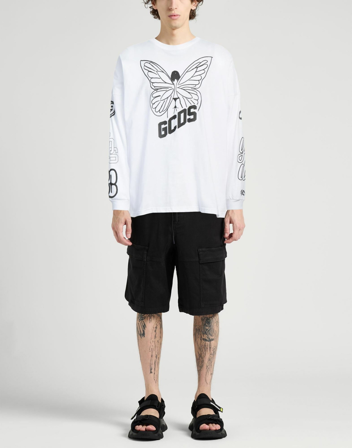 Gcds Mens T-shirt in White