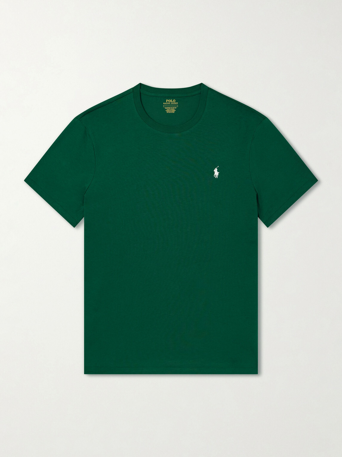 Polo Ralph Lauren - Logo-Embroidered Cotton-Jersey T-Shirt - Green