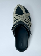 Rick Owens Megalace Mule Granola Flats