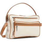 Acne Studios Beige & Tan Camero Camera Canvas Bag