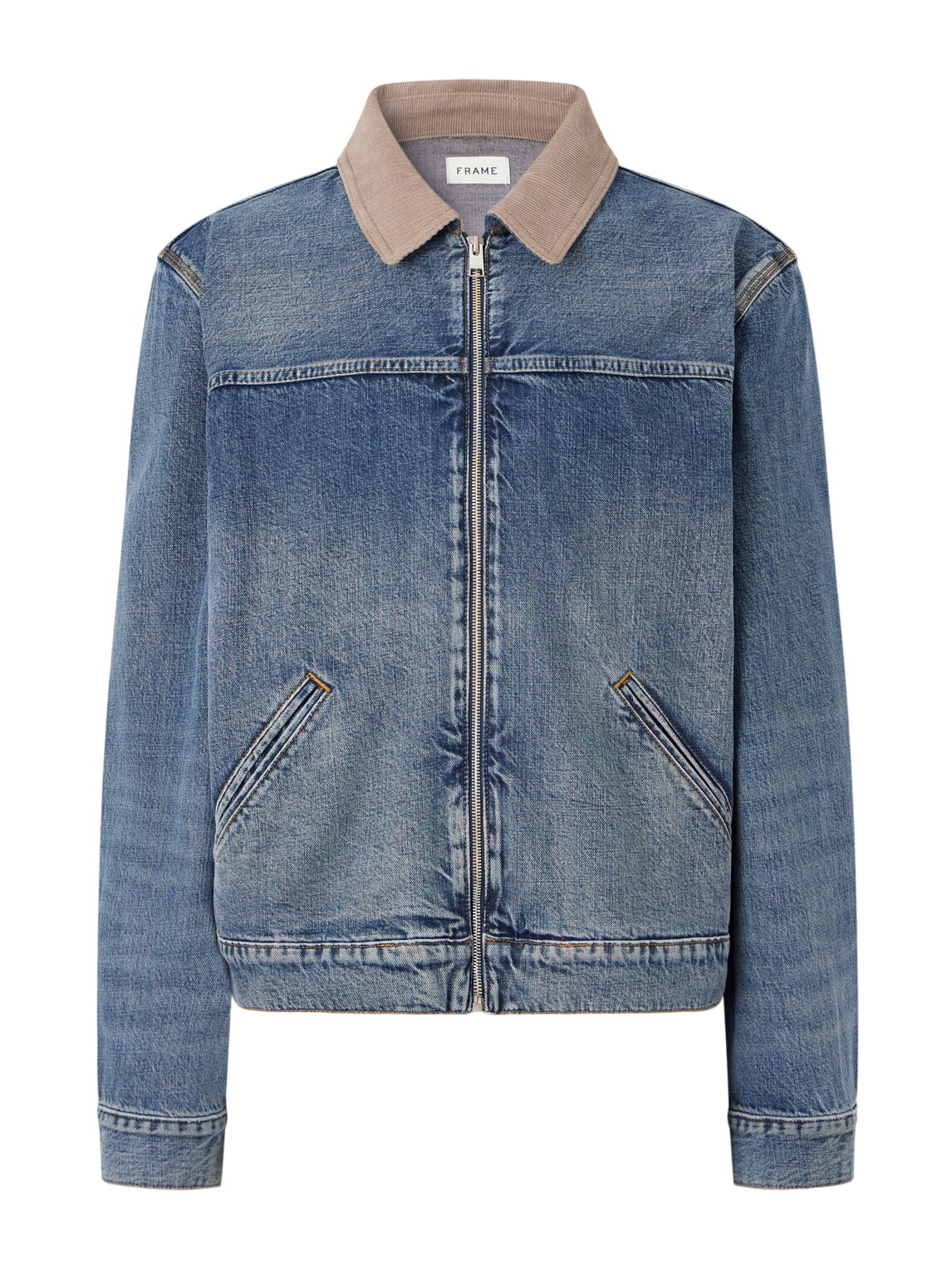 Gosha Rubchinskiy Navy Levis Edition Patchwork Jacket Gosha