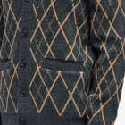 Barbour Men's Ferguson Knitted Cardigan in Black Marl