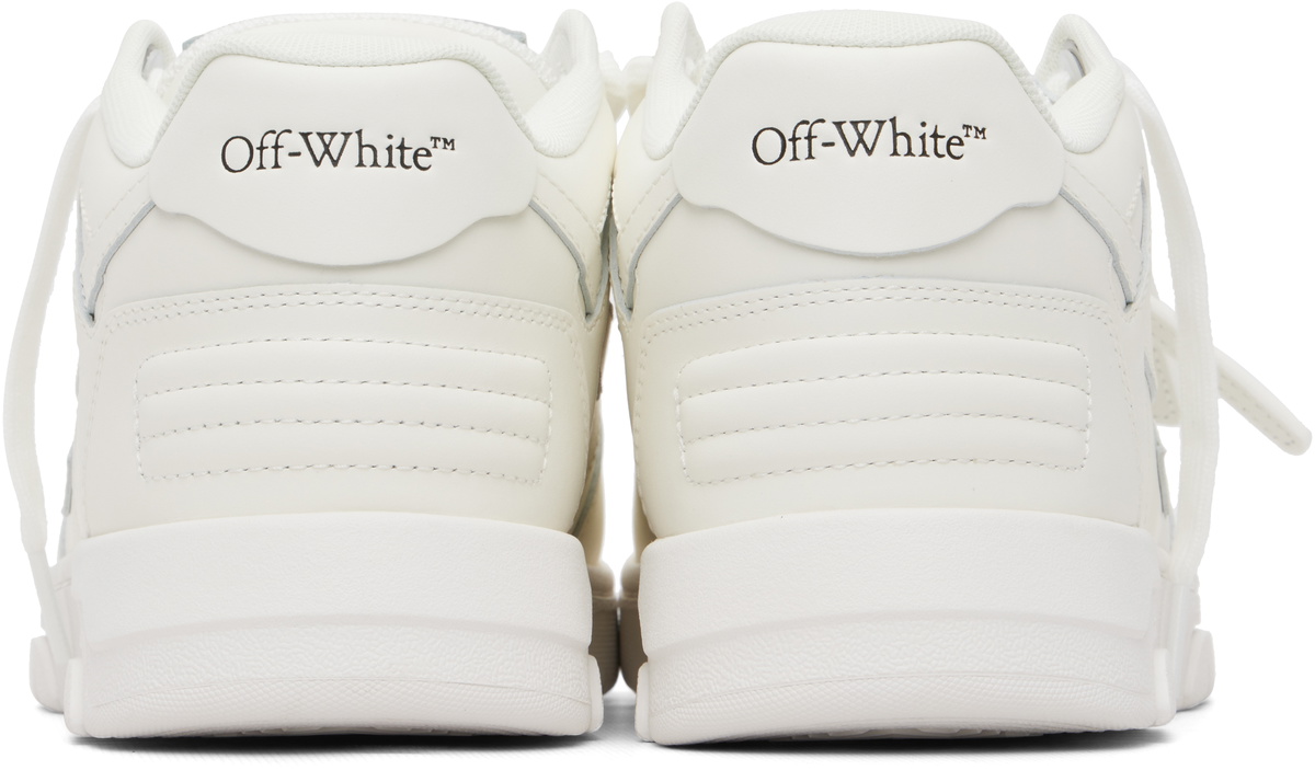 Off-White White 'Out Of Office' Calf Leather Sneakers
