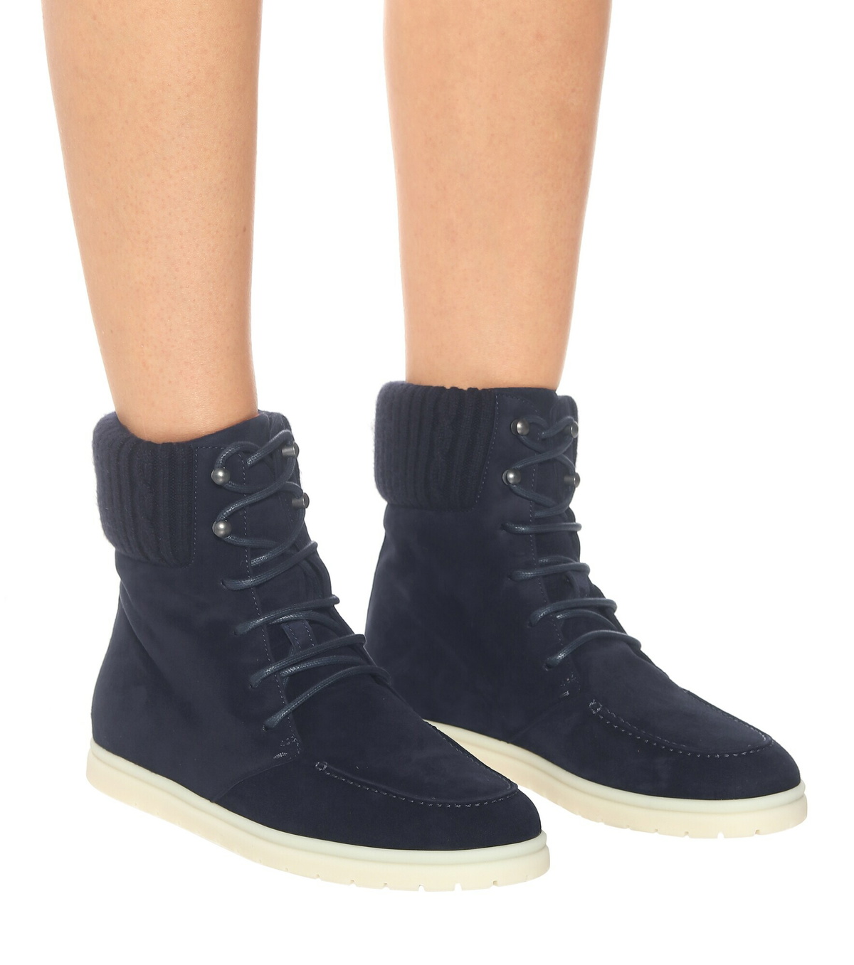 Loro Piana Ontario suede ankle boots Loro Piana