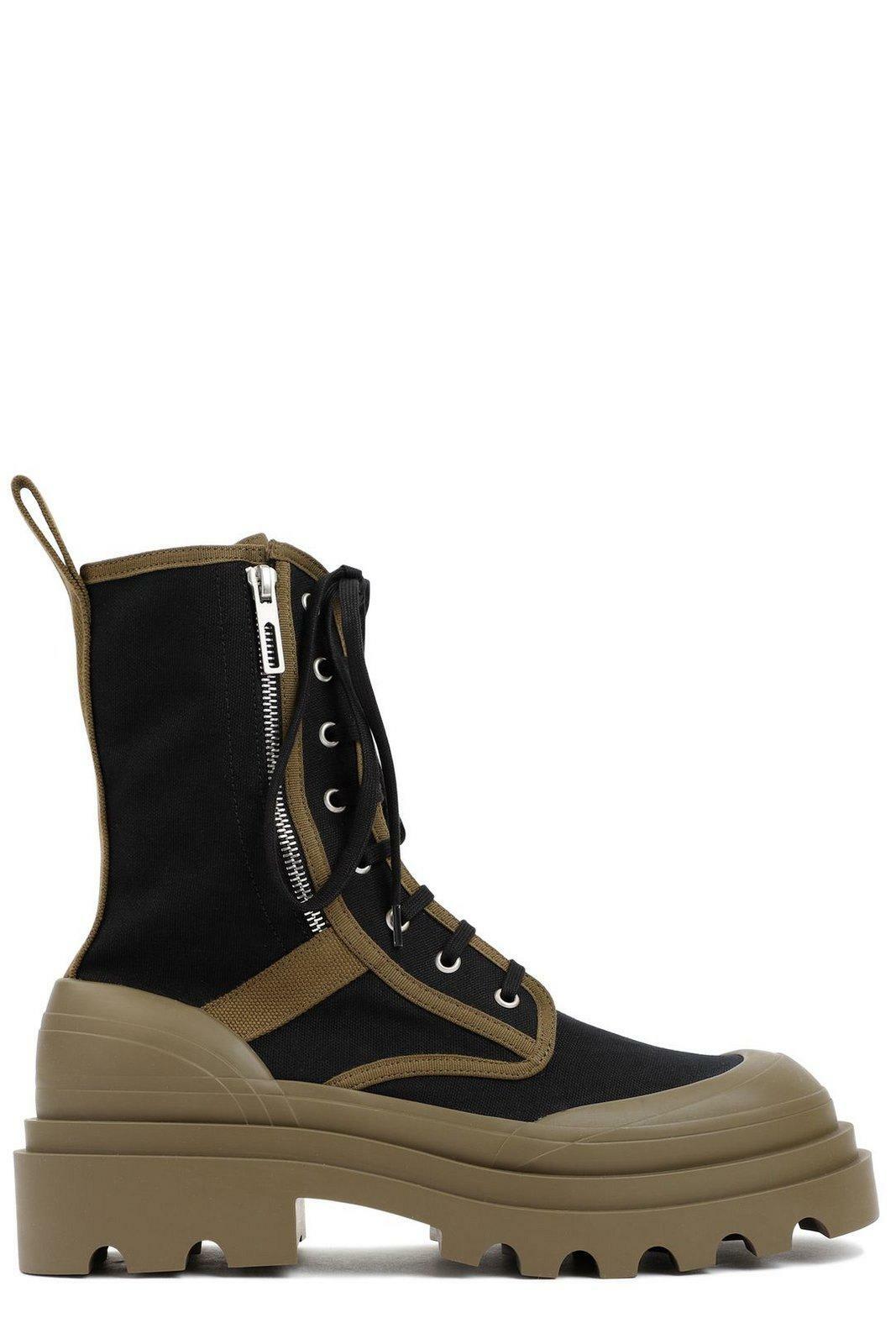 Bottega Veneta - Lug leather hiking boots Bottega Veneta