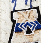 Alanui - Logo-Appliquéd Cable-Knit Cotton-Blend Cardigan - White