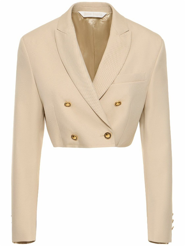 Photo: PALM ANGELS Pa Buttons Double Breast Crop Jacket