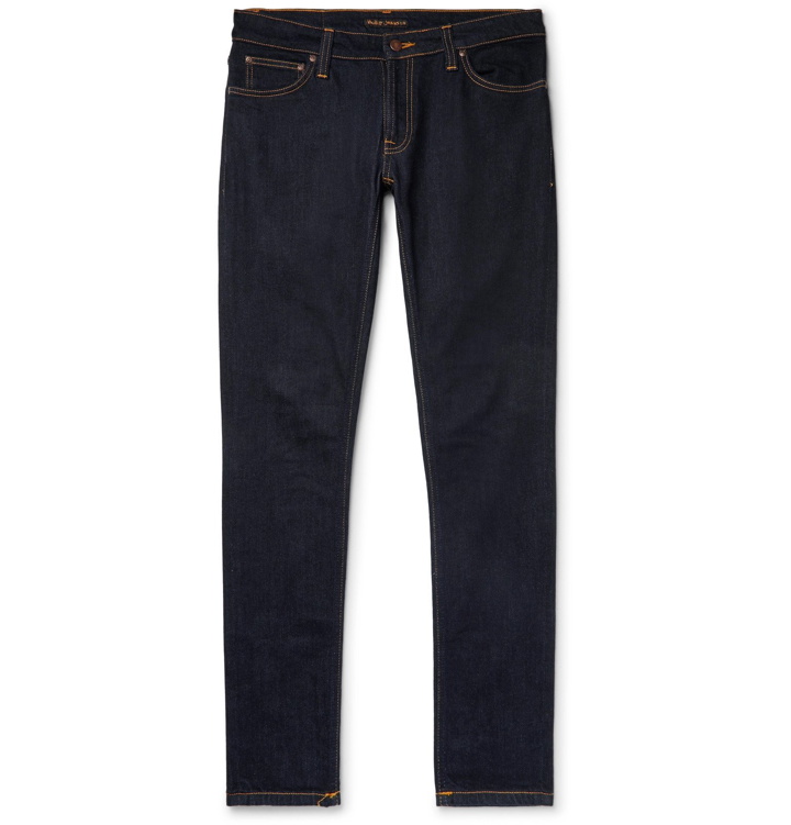 Photo: Nudie Jeans - Skinny Lin Organic Stretch-Denim Jeans - Blue