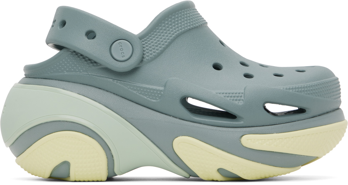 Crocs Green Bubble Crush Clogs