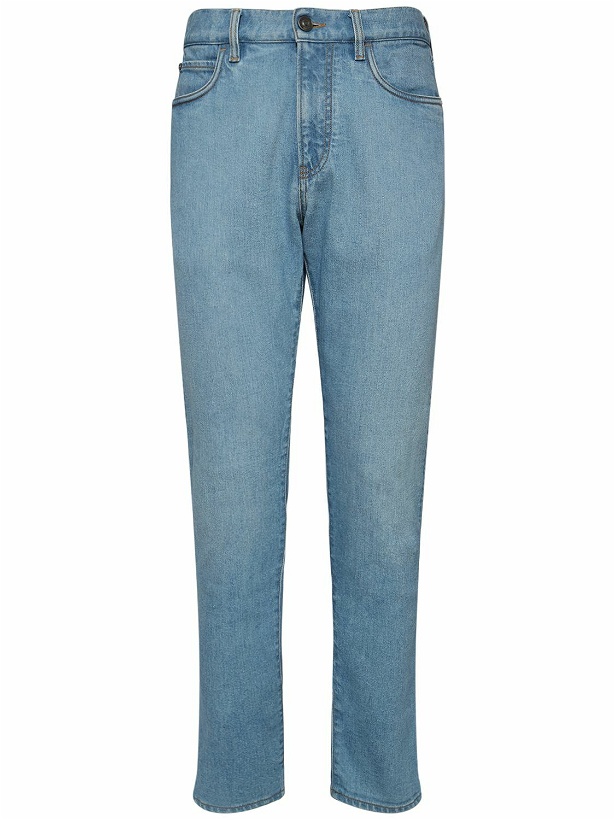 Photo: LORO PIANA - 18cm New Cotton Denim Jeans