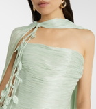 Marmar Halim Peplum ruched gown