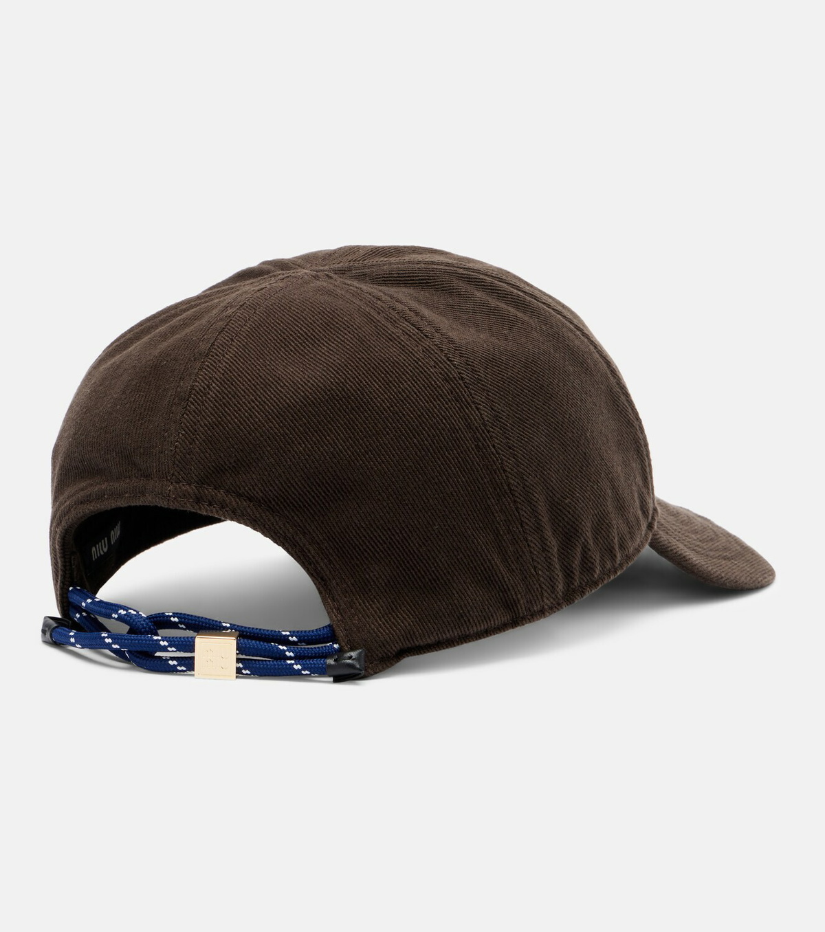 Miu Miu Logo cotton baseball cap
