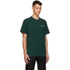 Museum of Peace and Quiet Green Wordmark Warped T-Shirt