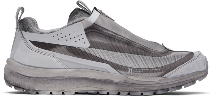 Photo: 11 by Boris Bidjan Saberi Gray Salomon Edition Bamba 2 Low V2 Sneakers