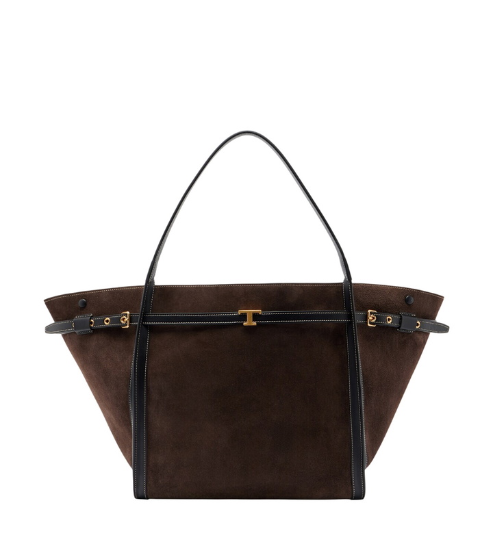 Photo: Tod's T Timeless Medium suede tote bag