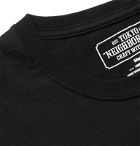 Neighborhood - Reign Logo-Print Cotton-Jersey T-Shirt - Black